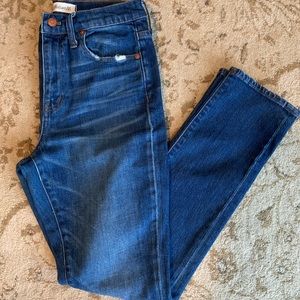 Madewell high rise slim boyjean